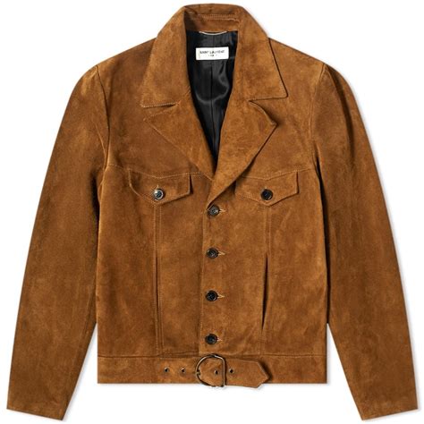 ysl leather jacket alternative|saint laurent suede jacket.